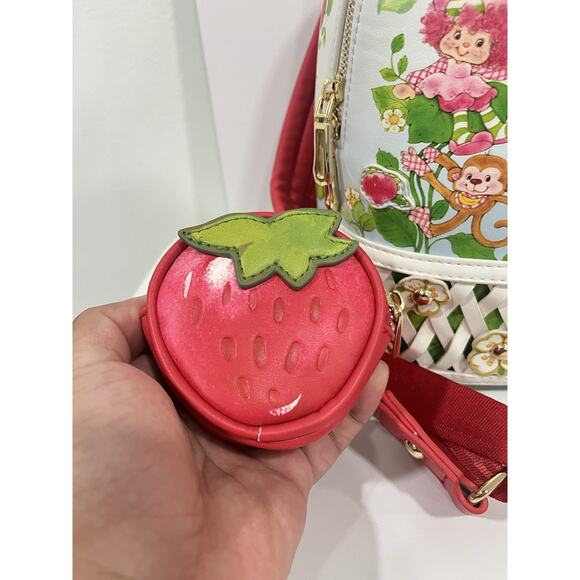 New Garden Strawberry Shortcake Boxed Lunch Exclusive Mini Backpack w Coin Purse - Picture 9 of 15